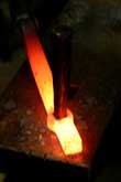 hot punching a hole