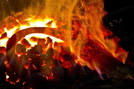 burning coke