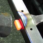 upsetting and rivetting the tenon